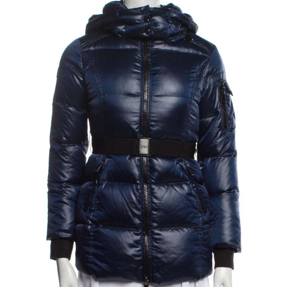 Sam belted puffer